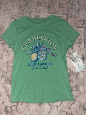 AS Revival Charleston South Carolina Green Baby Fitted Tee